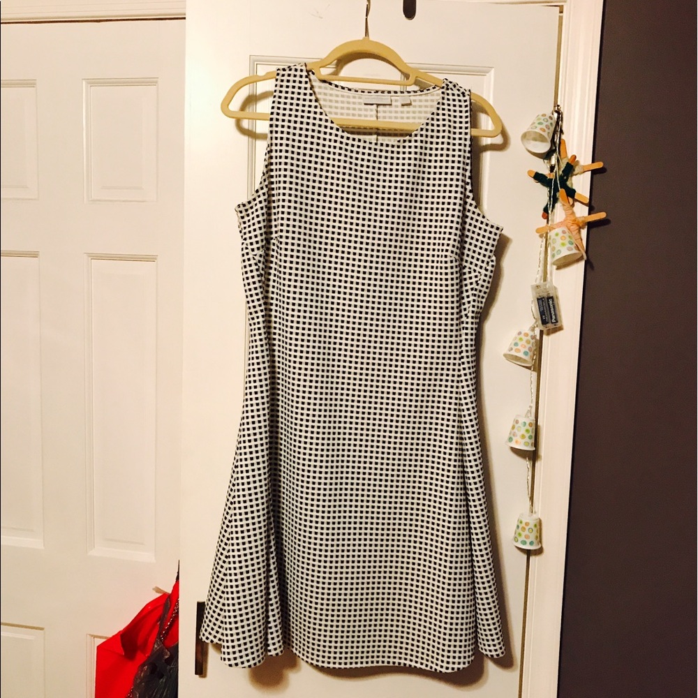 New York and Co. Gingham Dress L