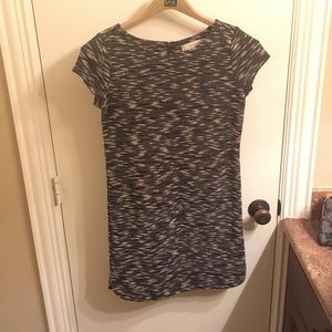 Loft black and white dress