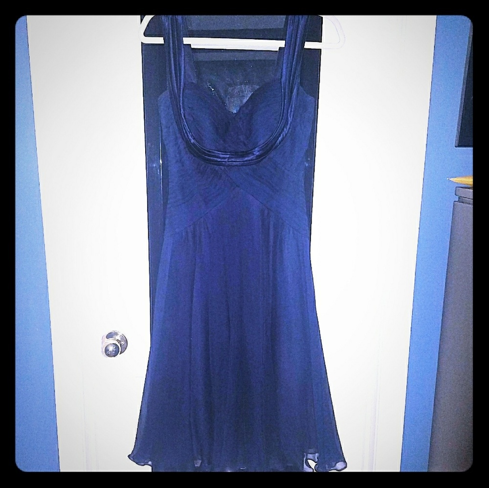 Tadashi Shoji Navy Blue Cocktail Dress