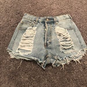 Minkpink jean shorts