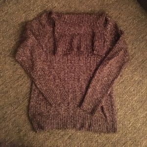 Purple Turtle Neck Sweater