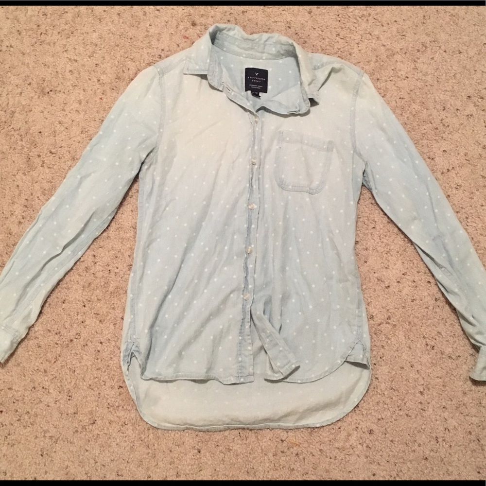 American Eagle button up
