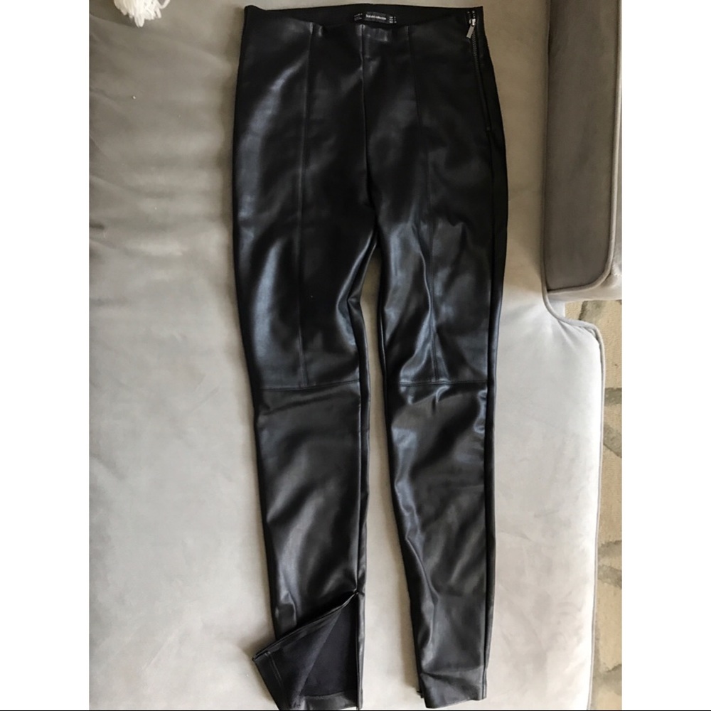 Faux leather pants by Zara