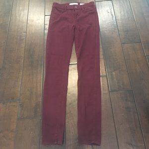 Burgundy/maroon pacsun( bullhead) jean leggings