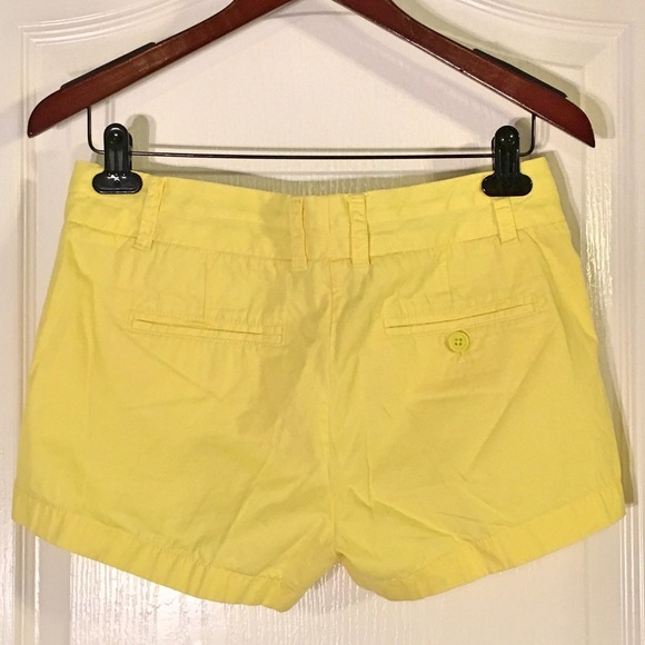 J. Crew Chino Yellow Shorts "Broken-In" Style - Picture 3 of 5