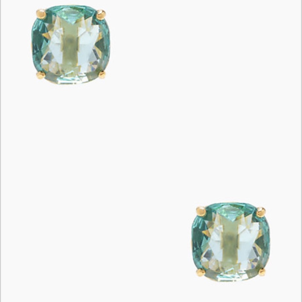 Kate Spade Small Square Studs, Blue