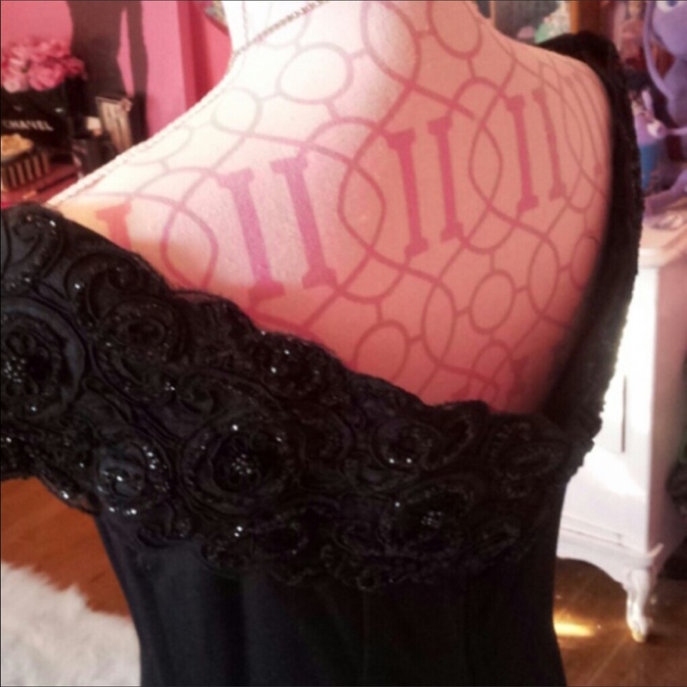 Black cocktail dress