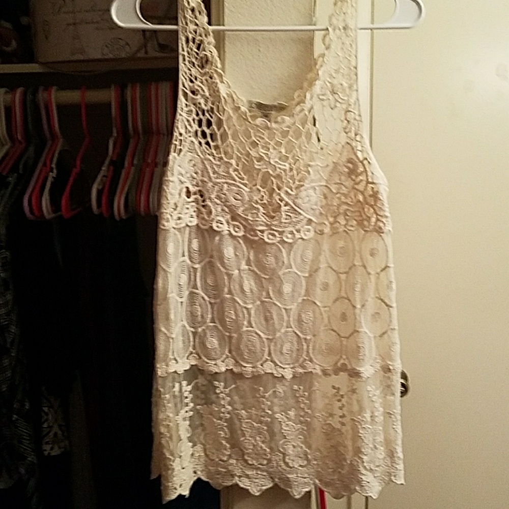 Laced tank top