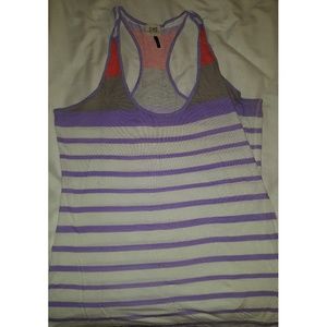 Check & Stripe tank top