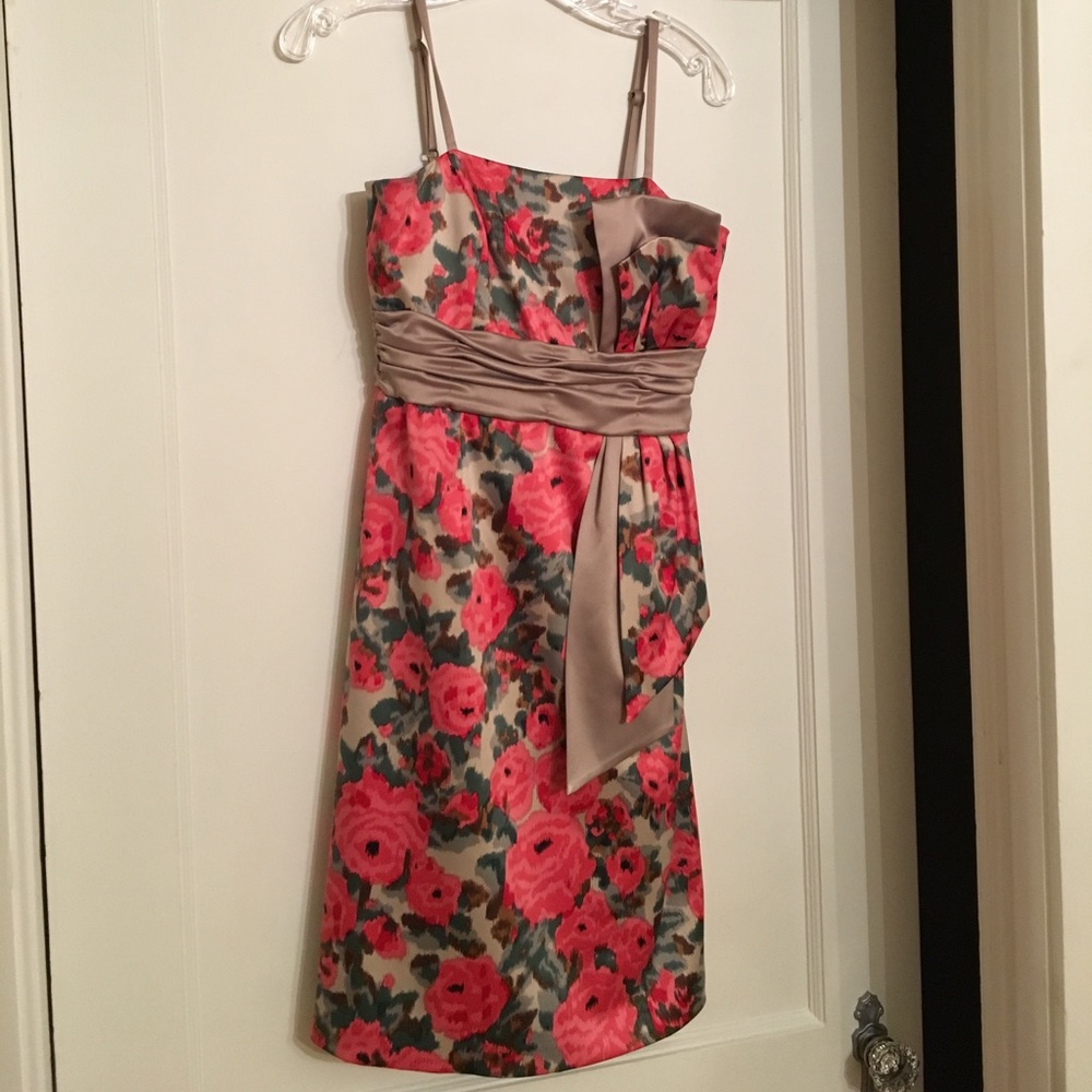 BCBG Floral Party Dress