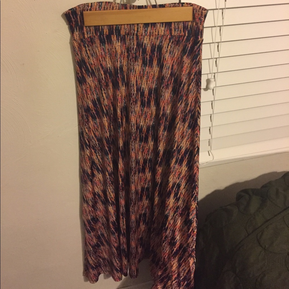 Silk Maxi skirt- very long