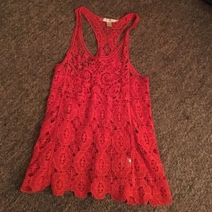 Lace tank top
