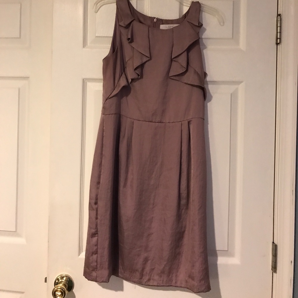 Ann Taylor Mauve Dress size 10