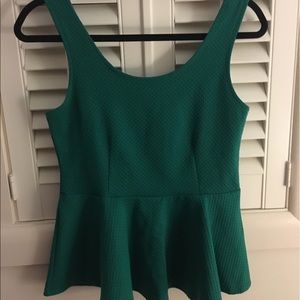 Green tank top