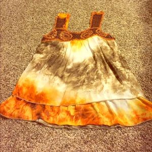 Tie dye summer tank-top in GREAT CONDITION