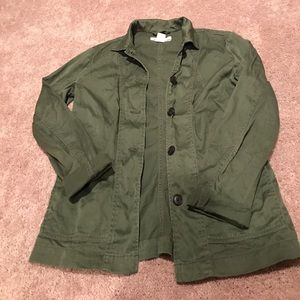 H&M L.O.G.G. Army green jacket