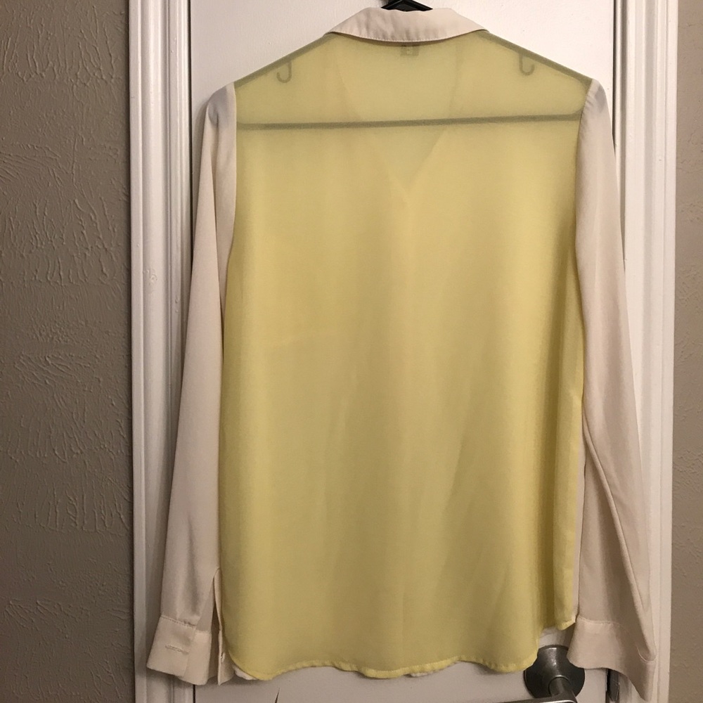 Forever 21 color blocked buttoned blouse ** Perfect Swim Cover-up** - Picture 3 of 3