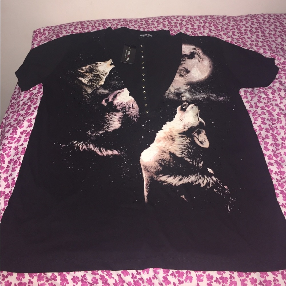 Black fashion nova top
