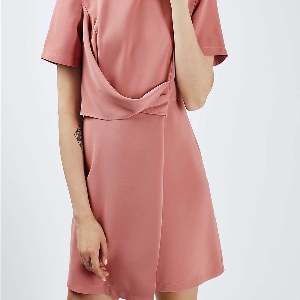 Top shop drape shift dress