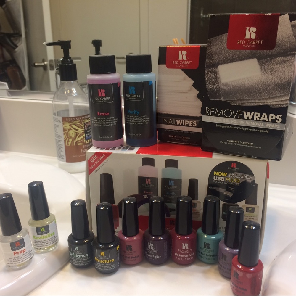 Red carpet manicure gel kit