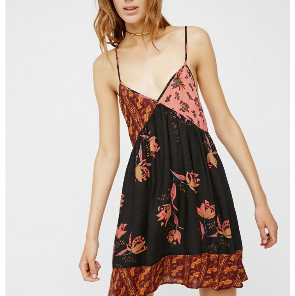 Free People Mix it Up Slip dress - Picture 1 of 3
