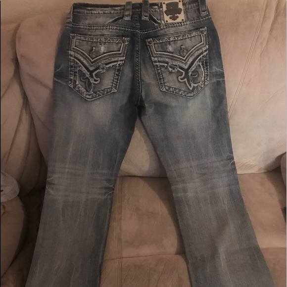 Mens Rock Revival Jeans - Picture 2 of 2