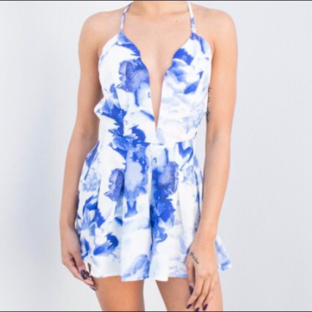 Trina Watercolor Romper