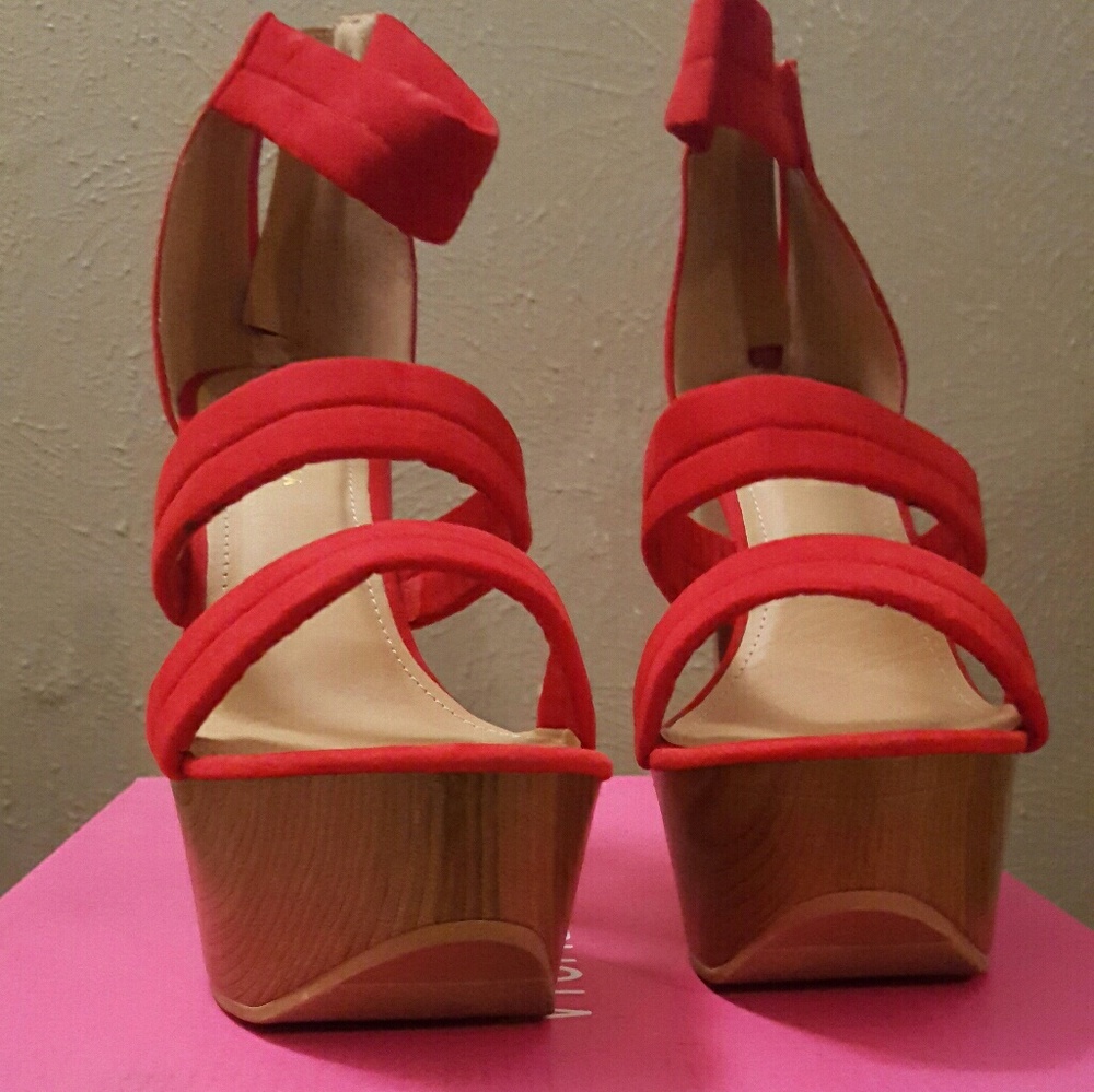 Wooden Platform Heels