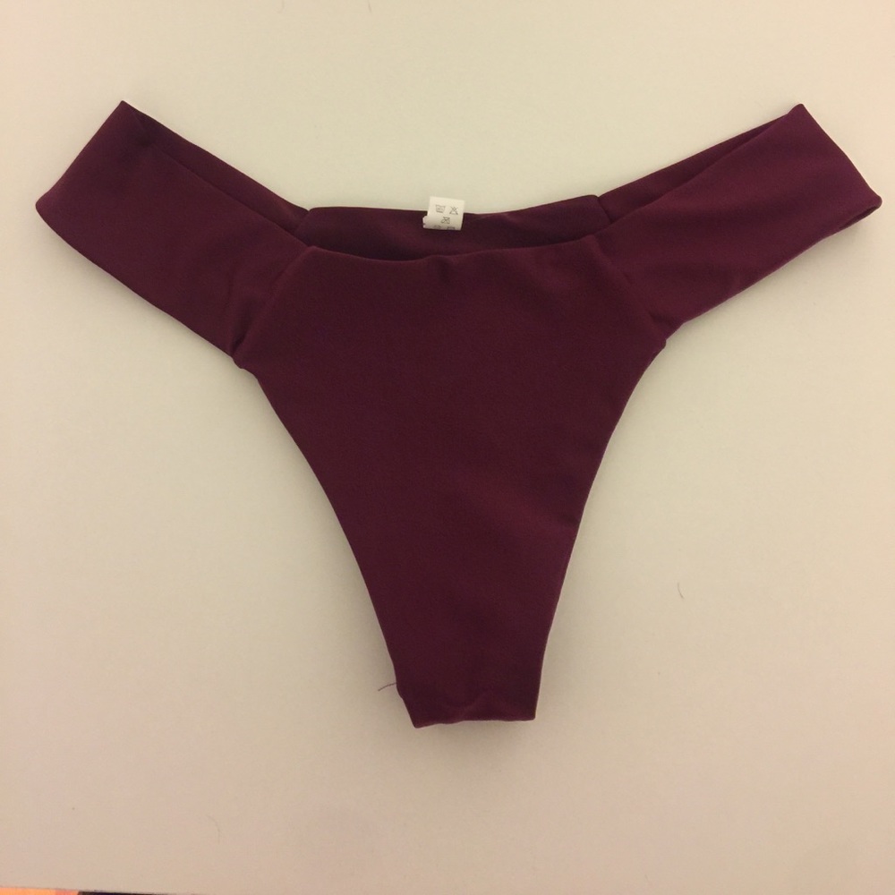 Red bikini bottoms