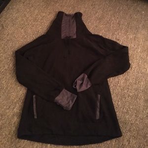 Cowl Neck Sweatshirt- Active Wear