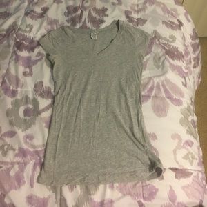 Small Grey V-Neck T-Shirt