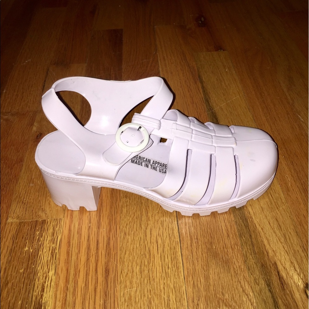 American Apparel Jelly Sandals