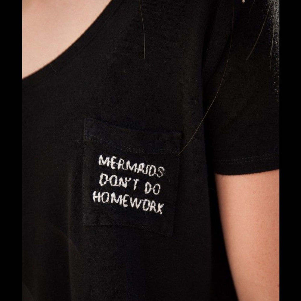 mermaids brandy melville tee