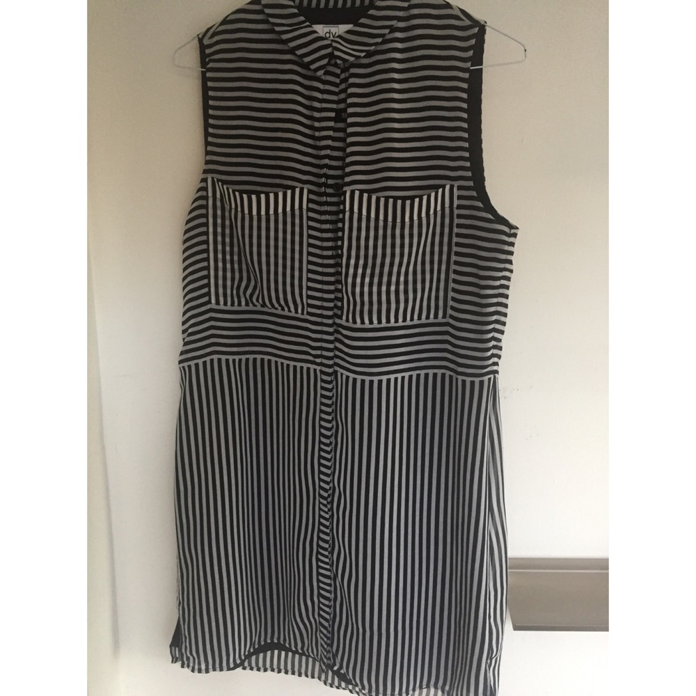 dolce vita stripped shirt dress