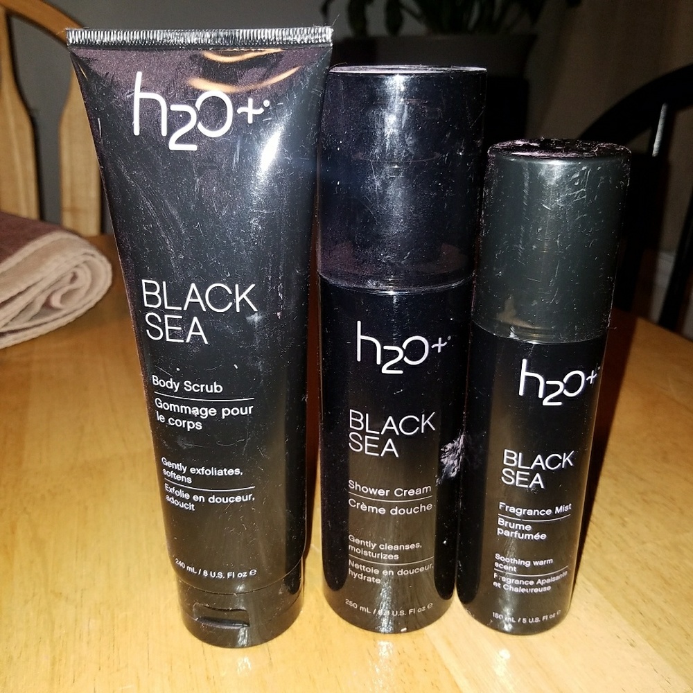 Set of 3 h20+ black sea