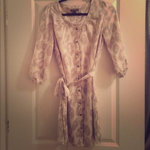 Button down Express shirt dress