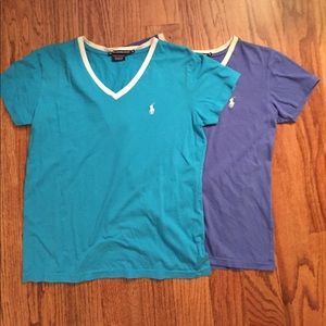 Ralph Lauren Lilac v-neck