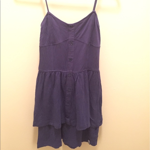 “Sold in bundle” Blue Layered Mini Dress - Picture 2 of 4