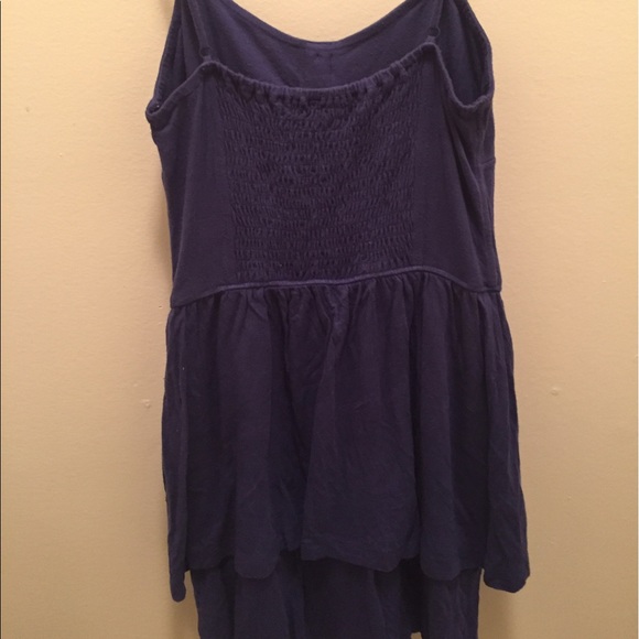 “Sold in bundle” Blue Layered Mini Dress - Picture 3 of 4