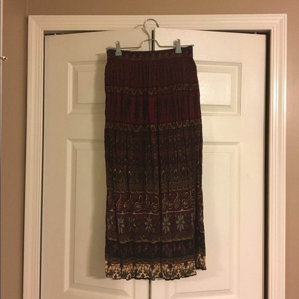 Vintage Indian Patterned Skirt