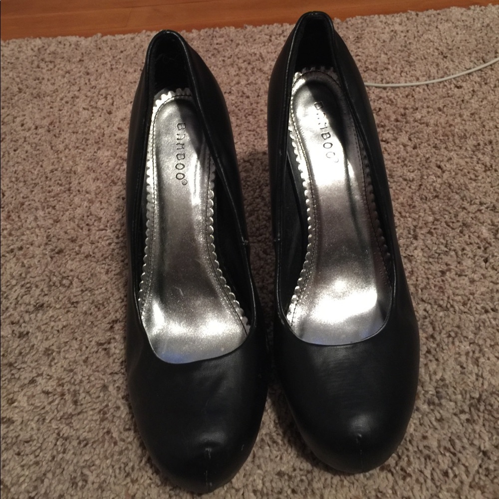 Black stilettos