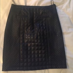 Ann Taylor Leather Skirt