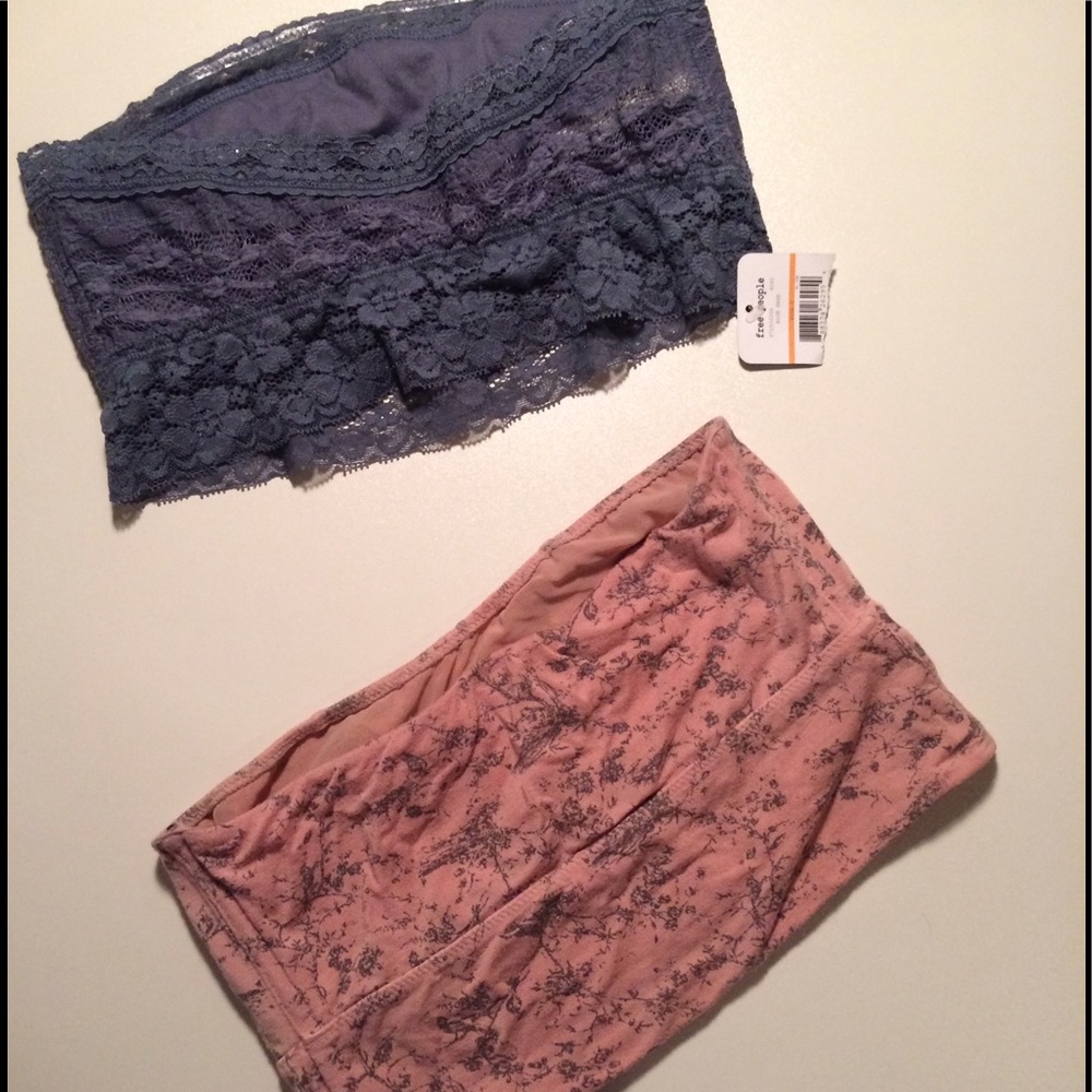 2 for 1 Free People Bandeau Bra Top - Picture 2 of 4