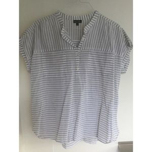 steven alan stripped blouse