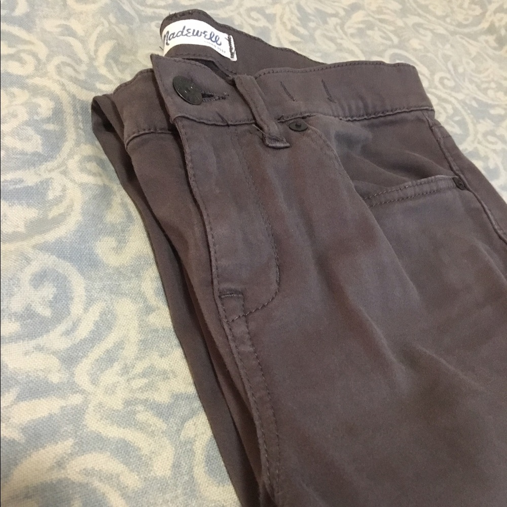 Gray Skinny skinny Madewell pants