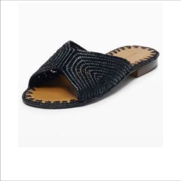 Carrie Forbes Shoes - Carrie Forbes Raffia Leather Sandal