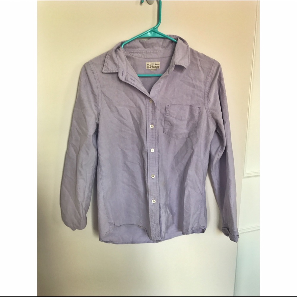 Madewell lilac button down