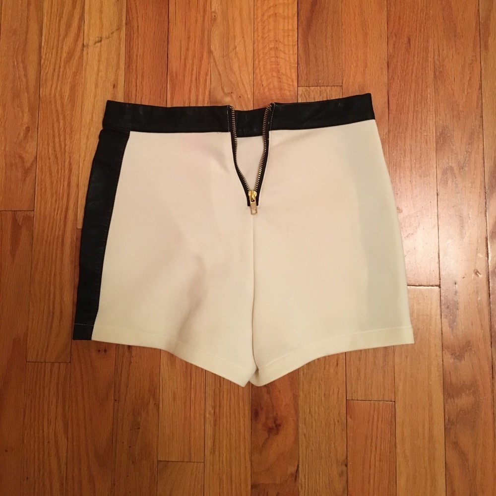 High-waisted shorts