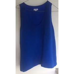 steven alan electric blue blousy tank