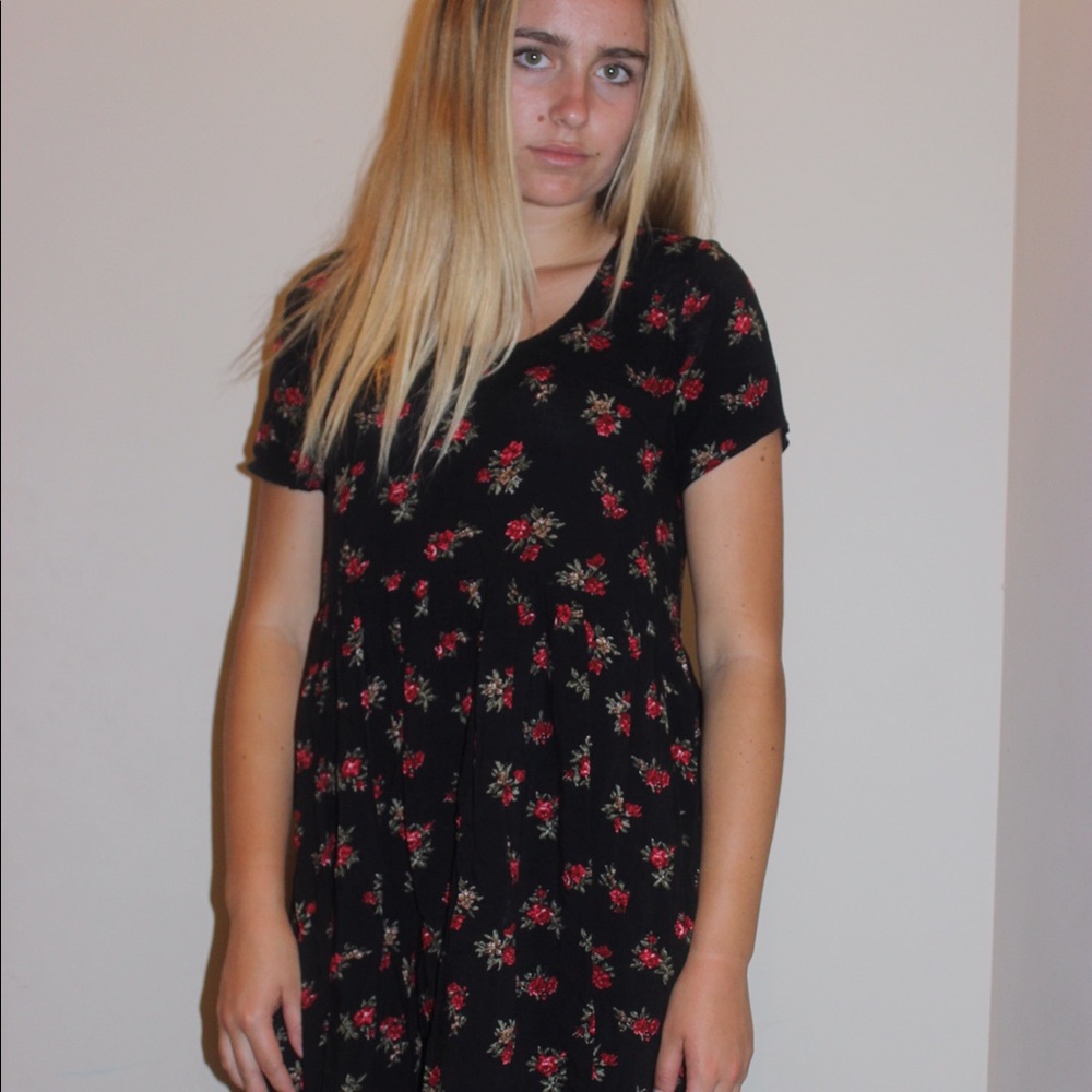Floral Brandy Melville Babydoll Dress